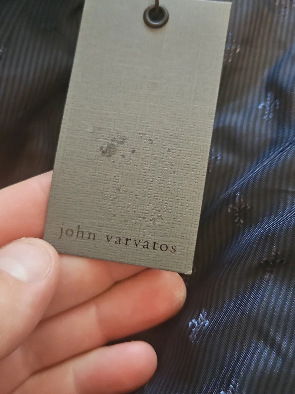 John Varvatos Designer Men's Navy Blazer Sports Coat Jacket Size S Made In Italy